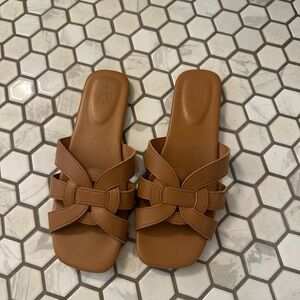GAP Women's Brown Slide Sandals